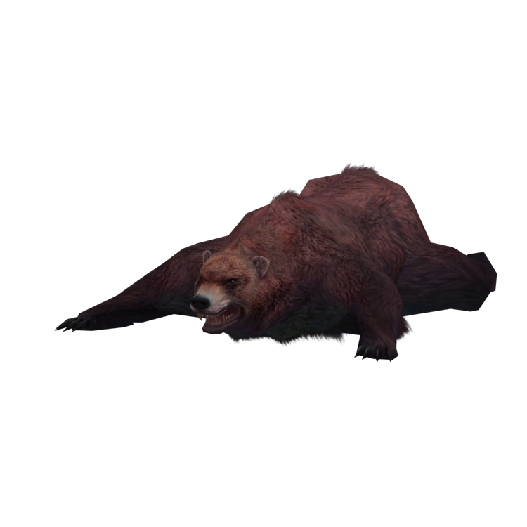 (Animal-0008) -3D-Monster Bear-Reversal döngüsü